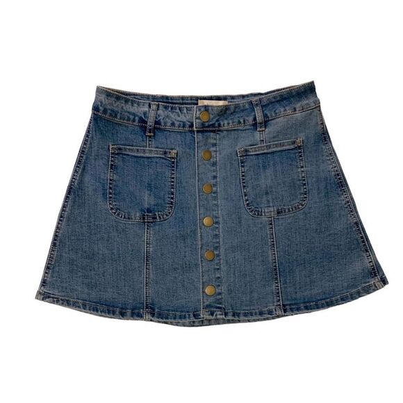 Altar’d State Women’s Denim Mini Jean Skirt, Size XS - Picture 1 of 7
